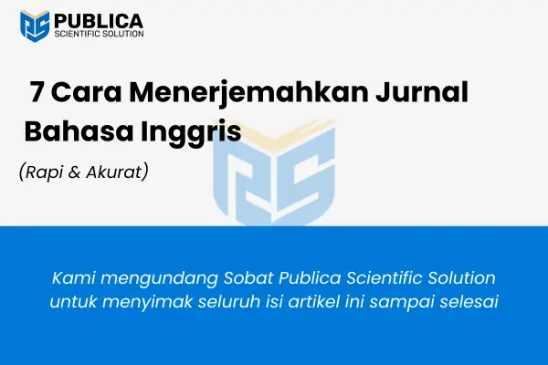 Cara Menerjemahkan Jurnal Bahasa Inggris