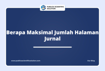 Berapa Maksimal Jumlah Halaman Jurnal