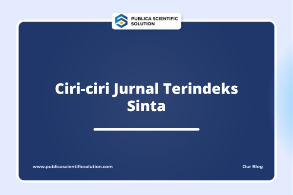 Ciri-ciri Jurnal Terindeks Sinta