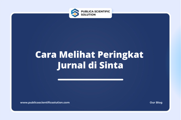 Cara Melihat Peringkat Jurnal di Sinta