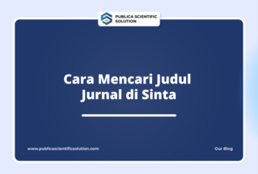 Cara Mencari Judul Jurnal di Sinta