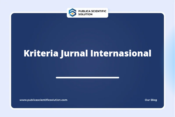 Kriteria Jurnal Internasional