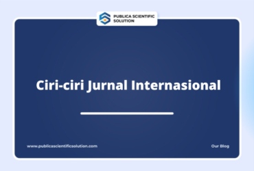 Ciri-ciri Jurnal Internasional