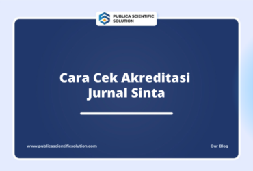 Cara Cek Akreditasi Jurnal Sinta