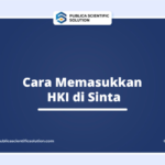 Cara Memasukkan HKI di Sinta