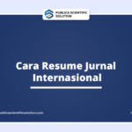 Cara Resume Jurnal Internasional