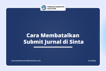 Cara Membatalkan Submit Jurnal di Sinta
