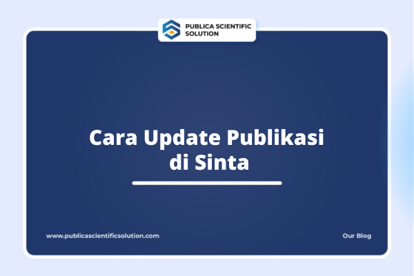 Cara Update Publikasi di Sinta