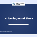 Kriteria Jurnal Sinta