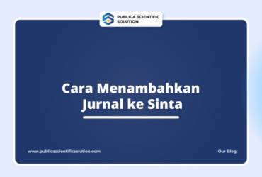 Cara Menambahkan Jurnal ke Sinta