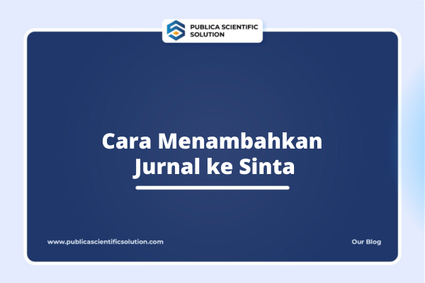 Cara Menambahkan Jurnal ke Sinta