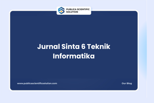 Jurnal Sinta 6 Teknik Informatika