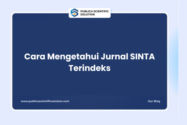 Cara Mengetahui Jurnal SINTA Terindeks