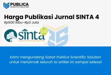 Harga Publikasi Jurnal SINTA 4