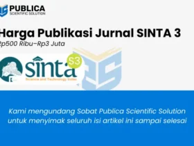 Harga Publikasi Jurnal SINTA 3